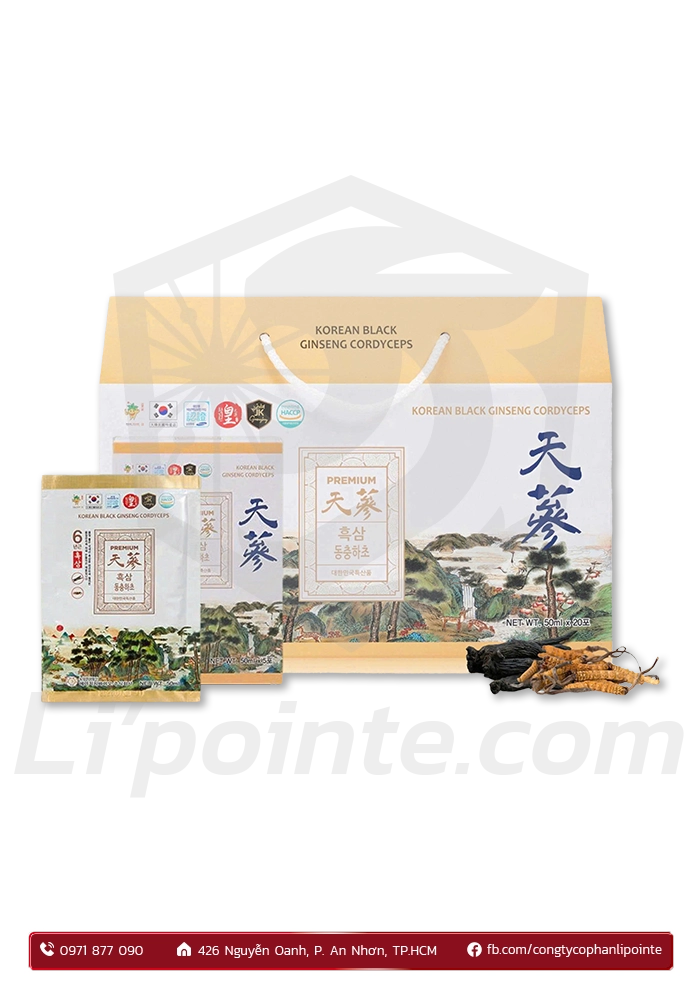 NƯỚC HẮC SÂM ĐÔNG TRÙNG HẠ THẢO